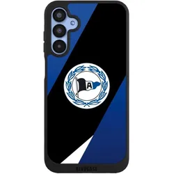 Nivocase Handyhülle für Samsung Galaxy A15 5G Hülle NIVOpure Case Schwarz Arminia Bielefeld DSC Offizielles (Samsung Galaxy A15 5G), Smartphone Hülle, Schwarz
