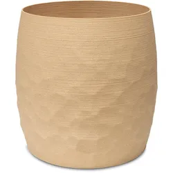 Organic 3D Bodengefäß für Pflanzen - feines Design Ø 42,5 cm, Höhe 45 cm Wood