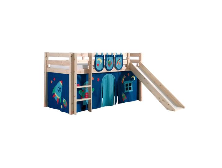 Halbhohes Bett Astro mit Rutsche