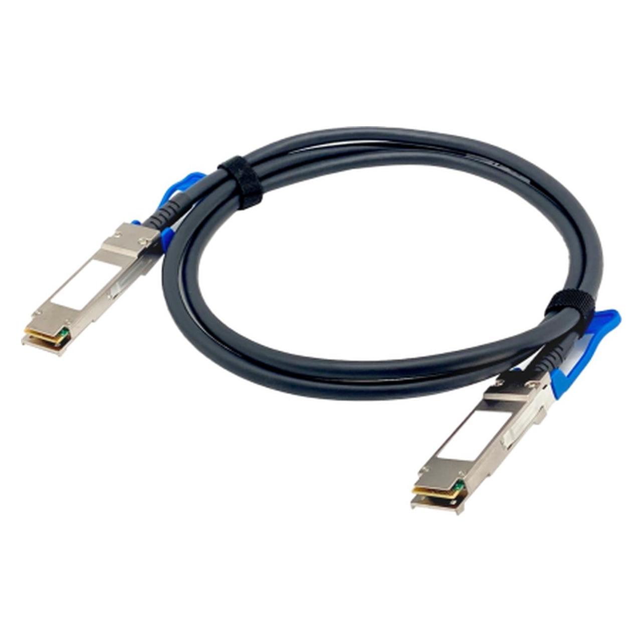 QNAP QSFP28 100GbE twinaxial direct attach cable 1.5M (CAB-DAC15M-Q28)