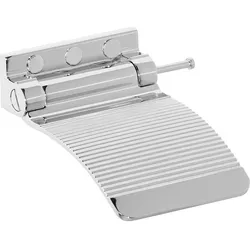 Fußablage + Haken Erole klappbar Messing verchromt