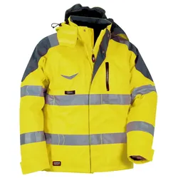 Warnschutz Thermo-Winterjacke "RESCUE" - 52 - gelb