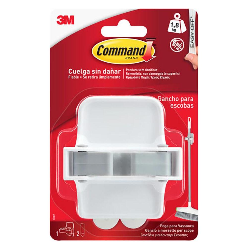 3M Command broom hook, 1 unit + 2 strips, max 1.8 kg (54864469)