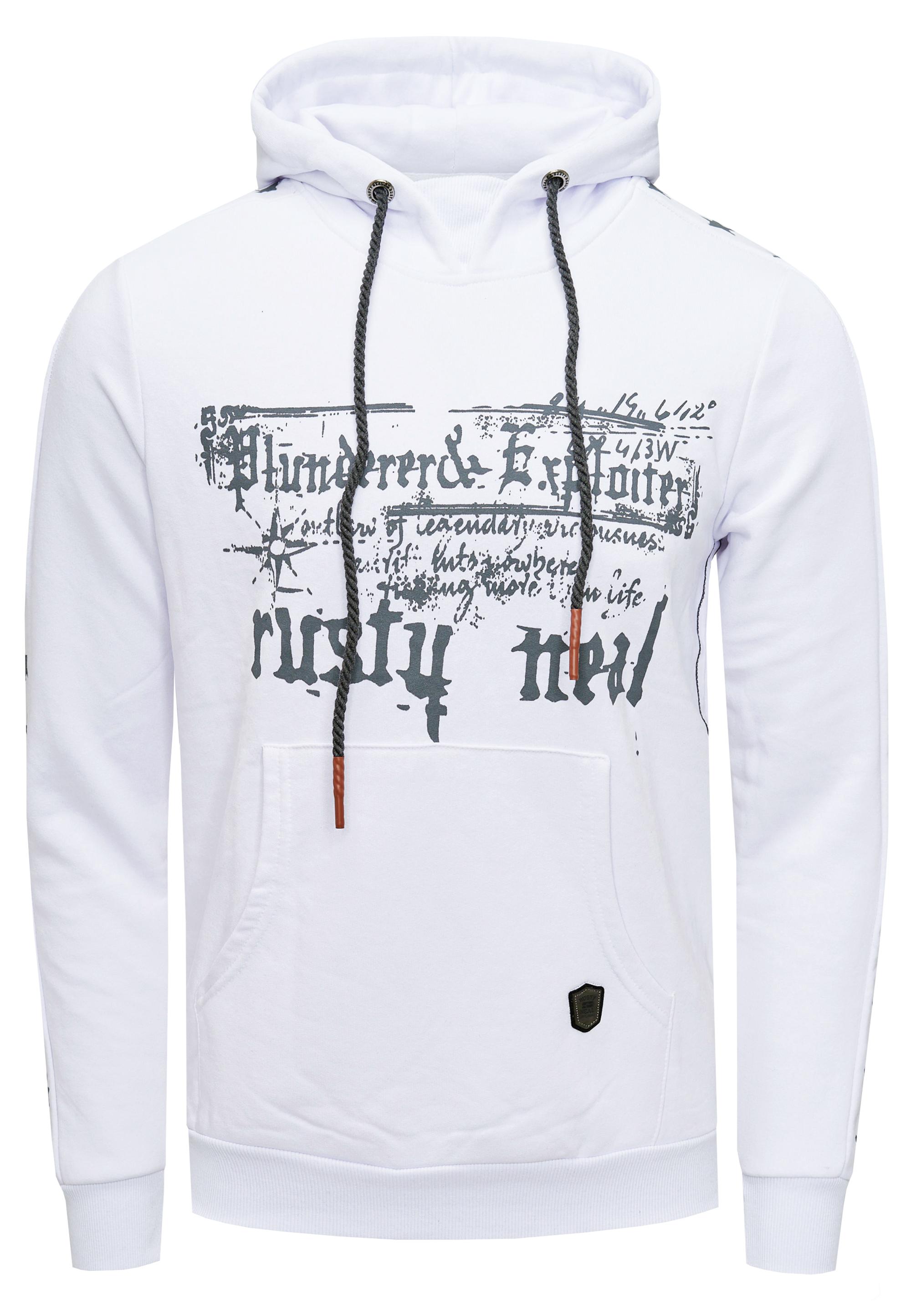 Sweatshirt mit Kapuze und Front Print