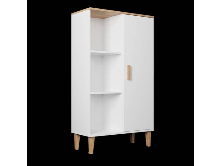 BÜCHERREGAL Denver Weiß 80/120/35 cm