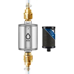 Alb Filter® TRAVEL Active Trinkwasserfilter - Festeinbau Edelstahl Natur