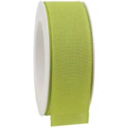 Baumwollband biologisch abbaubar 40mm/20Meter Spring Kiwi