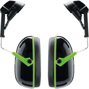 Uvex Kapselgehörschutz K1H, 2600201, für Erwachsene, schwarz-grün, SNR 27 dB