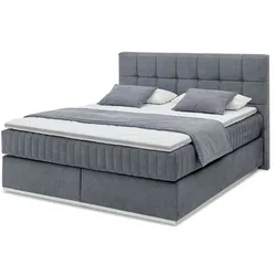 Musterring Boxspringbett Felina Fly 180 x 200 cm Stoff Grau Anthrazit
