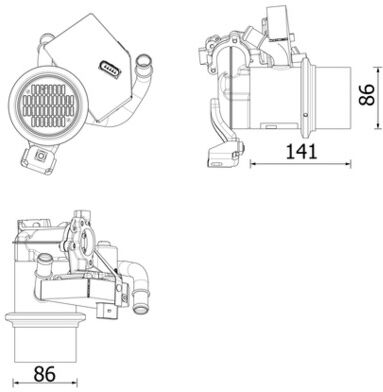 Mahle Kühler, Abgasrückführung Behr Hella Service *** Premium Line Ce14000p Für Cupra