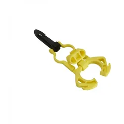Octopushalter m. Haken - Yellow