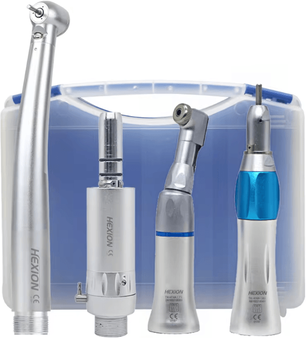 Inspire Essentials ProLite 4 Piece LED Dental Handpiece Kit With E Generator And Water Spray System 4pcs Led Kit 2holes