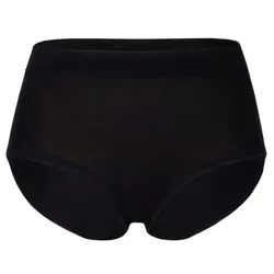 Pierre Robert High Waist Cotton Brief Schwarz Large Damen