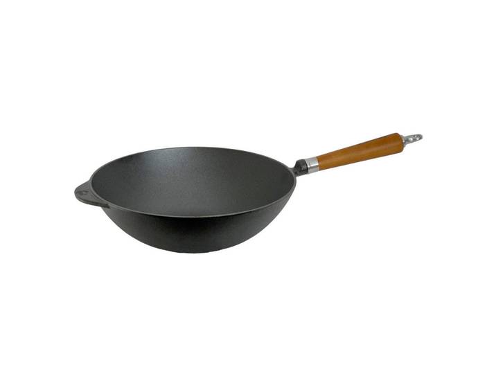 Ronneby Bruk Bratpfanne, Braun, Schwarz, Holz, Metall, 32x13.5x59 cm, Kochen, Pfannen, Bratpfannen