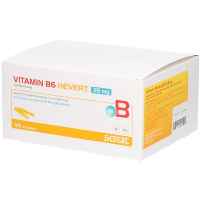 Vitamin B6 Hevert 25 mg Injektionslösung Amp. 100x2 ml