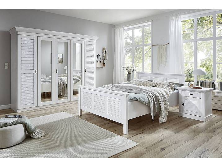Chevet en bois massif 63 x 65 x 44cm Blanc/Epicéa blanc