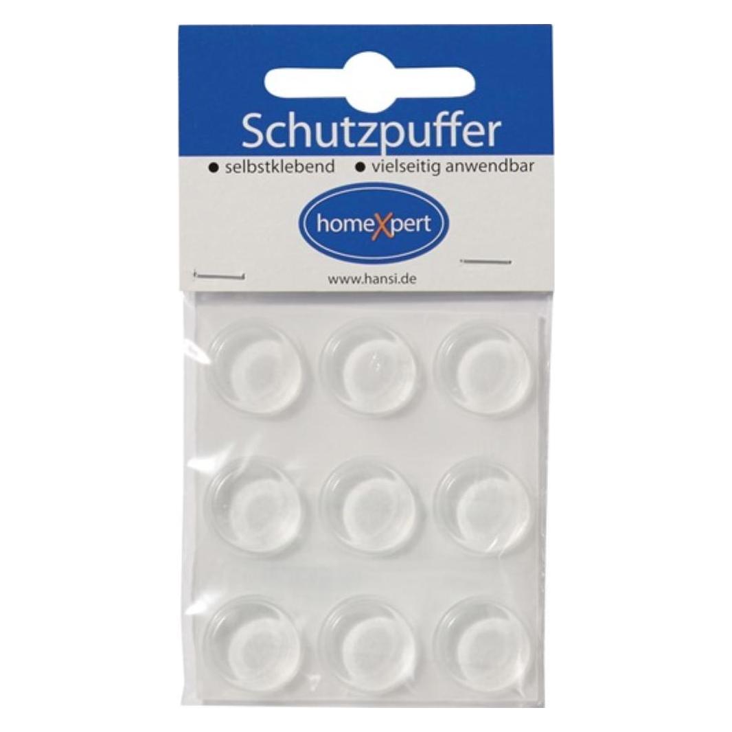 Hansi-Siebert Schutzpuffer Clear 19 mm Kunststoff transparent Koni selbstklebend (9 Stk.) (562190)