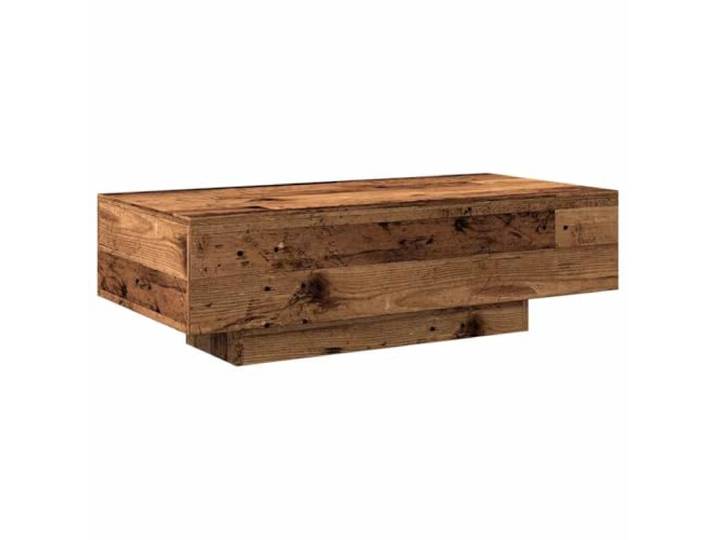 IBUQDDV Couchtisch Altholz-Optik 100x49,5x31 cm Holzwerkstoff Stabile Tischplatte,feuchtigkeitsbeständig,leicht zu reinigen,Nachttisch,Beistelltisch,Snacks,Getränke,Dekoartikel