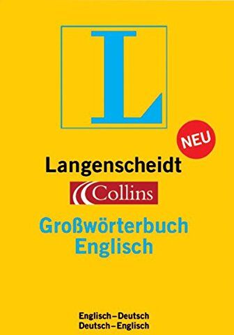 Langenscheidt Grosswörterbücher / Collins. Englisch: Englisch-Deutsch /Deutsch-Englisch. Mit Daumenregister - Preis vom 12.10.2026 11:37:12 h