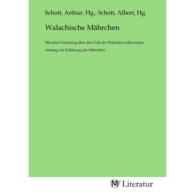 Walachische Mährchen, Taschenbuch von , MV-Literatur, 978-3-7535-1095-8