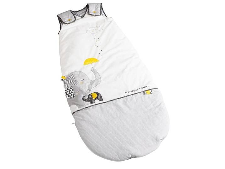Gigoteuse bébé 6-24 mois en velours motif éléphant - BABYFAN - SAUTHON