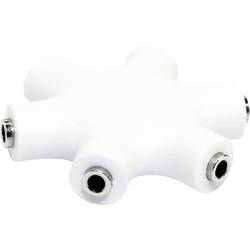 LogiLink CA1088 Adapter Klinke Audio Adapter [3x Klinkenbuchse 3.5 mm - 3x Klinkenbuchse 3.5 mm] Weiß