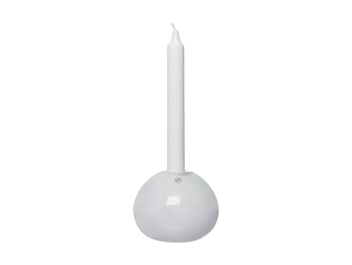 ERNST Bougeoir en verre Ernst Ø11 cm Blanc