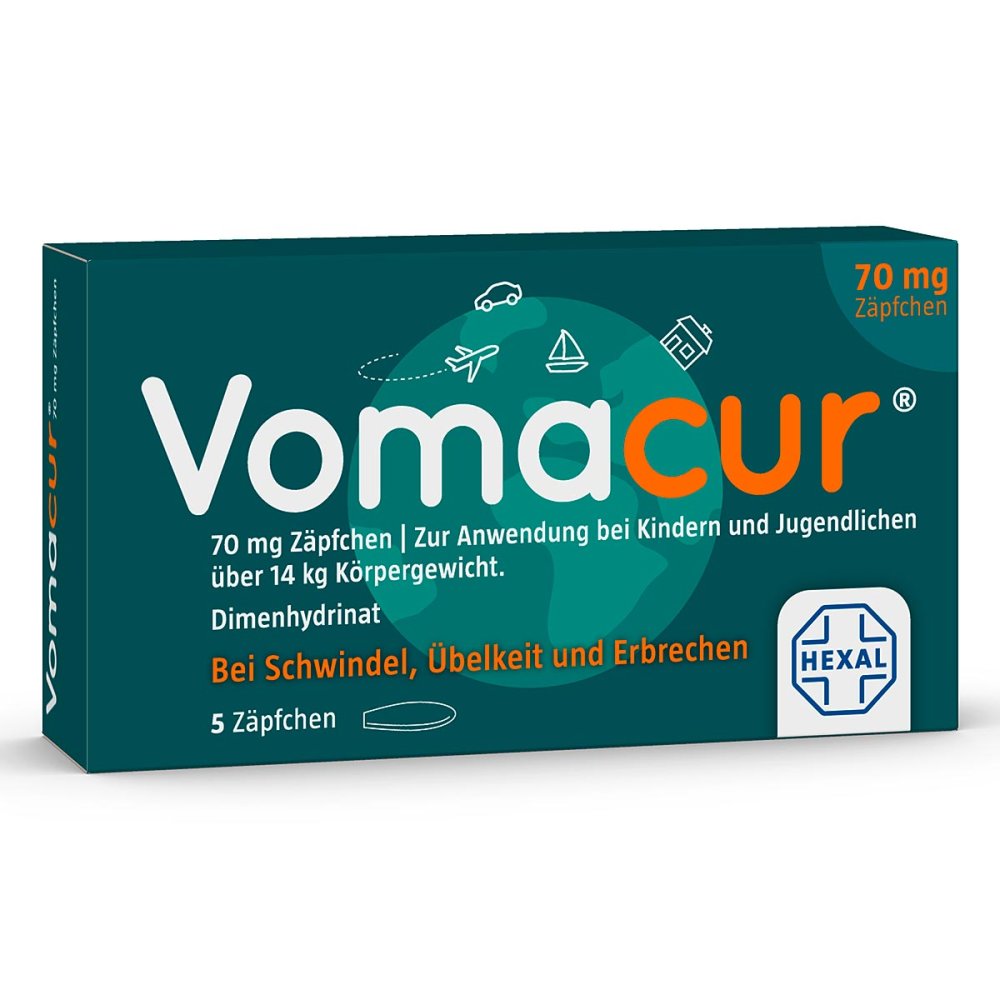 Hexal AG Vomacur® 70 mg Zäpfchen 03879636