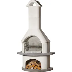 Buschbeck Gartenkamin Verona BBQ Kohlegrill Holzgrill Grillkamin