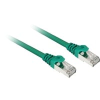Patchkabel SFTP, RJ-45, mit Cat.7a Rohkabel grün, 50cm