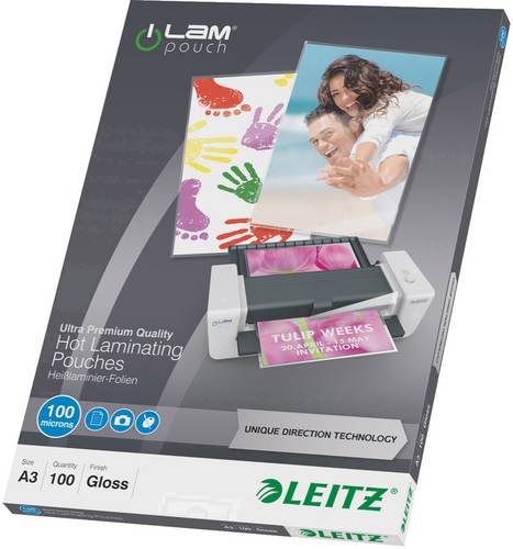 Leitz Laminierfolie DIN A3 100 micron glänzend 100St.