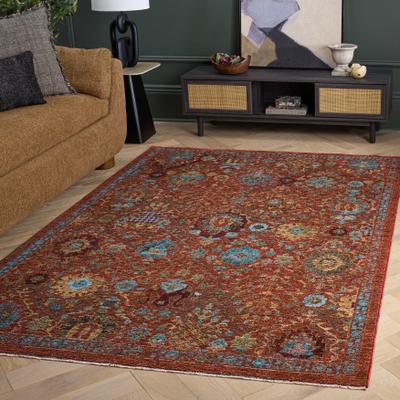 SAFAVIEH Gemstone Eustaquia Traditional Cotton Rug