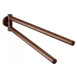 Herzbach Design iX Handtuchhalter 2teilig Edelstahl Copper, 21.818500.1.39 21.818500.1.39