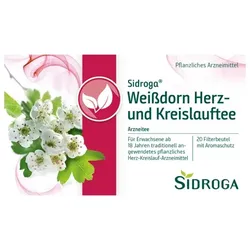 SIDROGA Weißdorn Herz- und Kreislauftee Filterb. 20X1.5 g