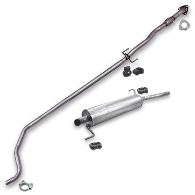 Bestprice Schalldämpfer Set + Montagematerial [Hersteller-Nr. 40670282] für Opel