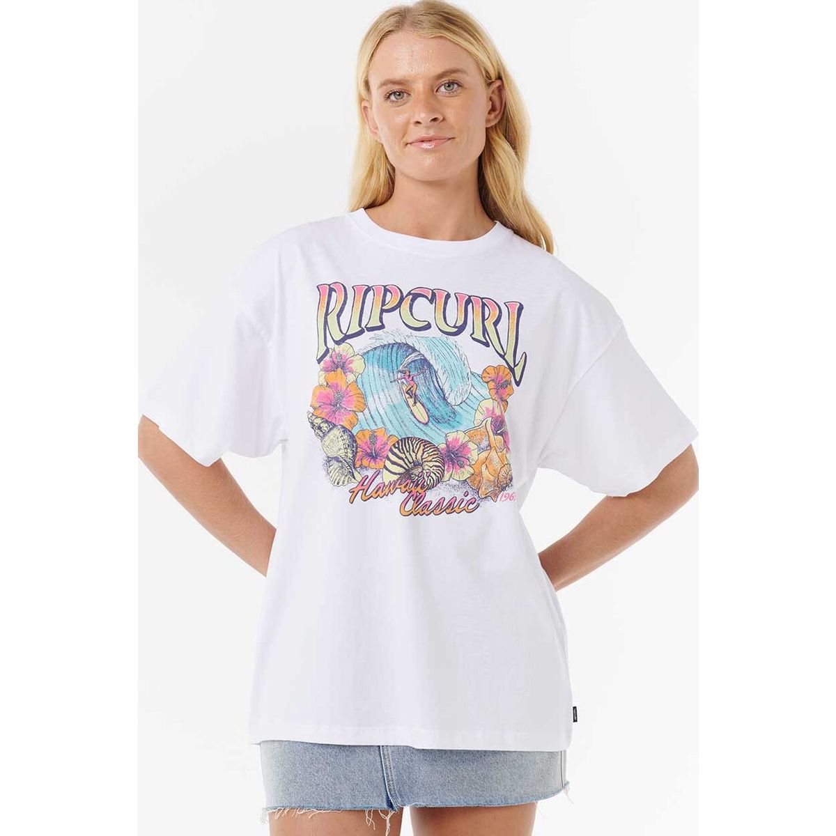 RipCurl Hawaii Classic Heritage Tee white (1000) XS 0JDWTE_1000_XS