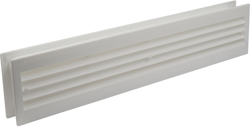 Toolstation Deurventilatie rooster 2-delig 455x90mm wit