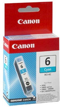 Canon Bci-6c Blækpatron, Blå, 280s