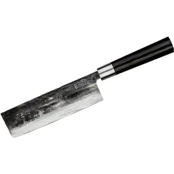 Samura SUPER 5 Nakiri, Küchenmesser, Schwarz