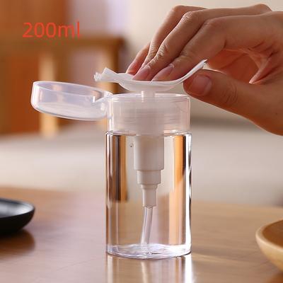 Uplifted Trends Refillable Nail Art Polish Remover Pump Dispenser Bottle For Manicure 200ml