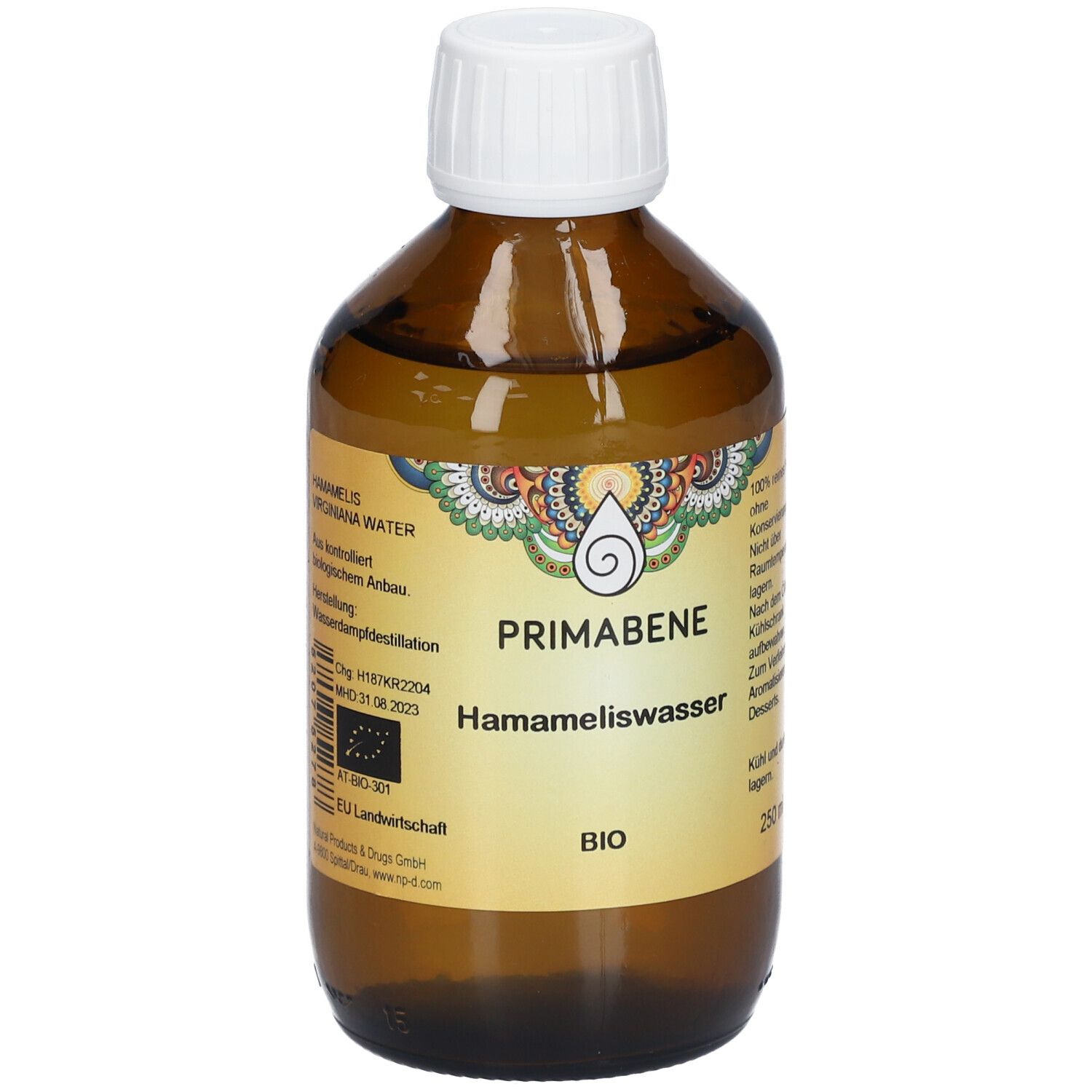 Hamameliswasser Hydrolat BIO 250 ml Flüssigkeit zum Einnehmen