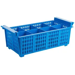 Contacto Besteckspülkorb, blau