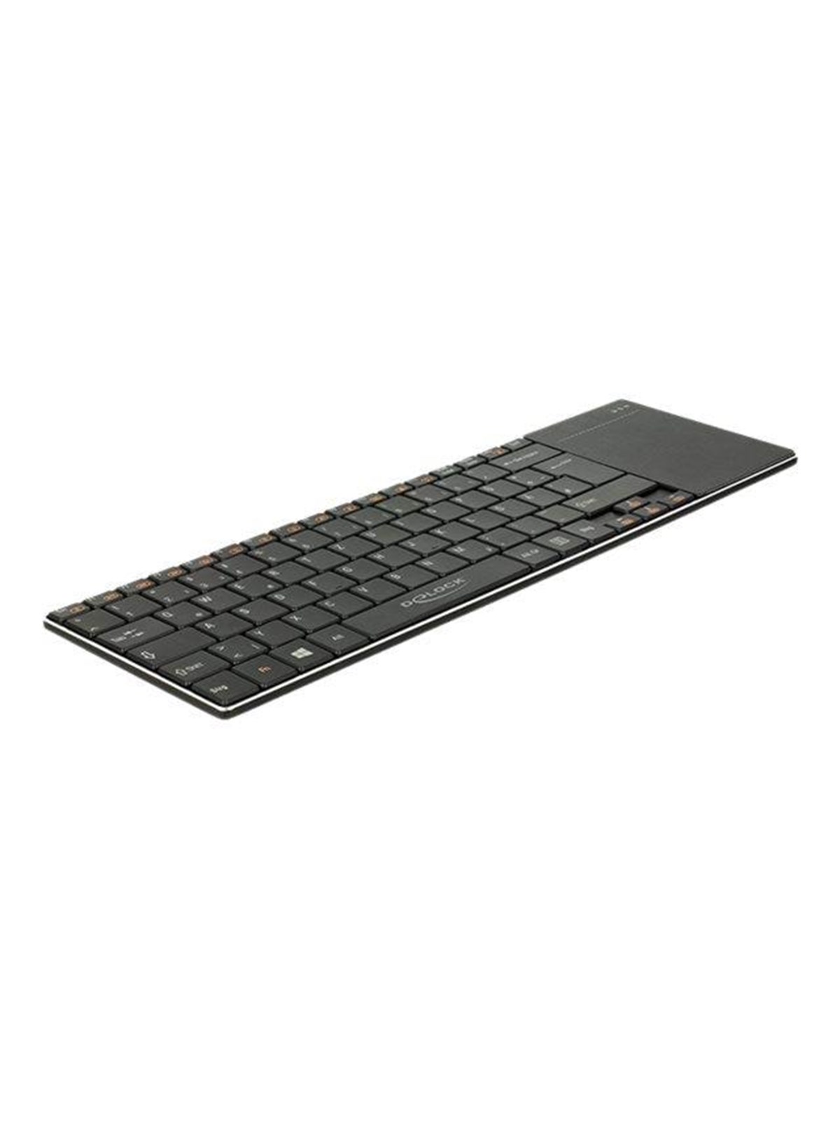 DeLOCK Wireless Keyboard - Tastatur - Deutsch - Schwarz