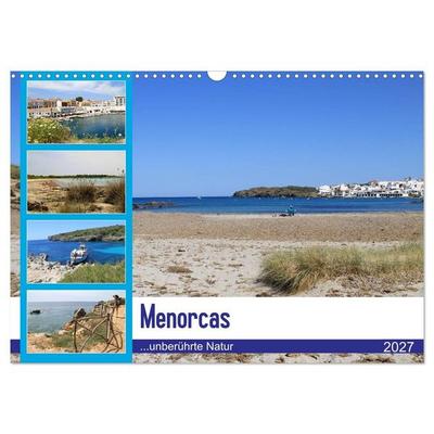 Menorcas unberührte Natur (Wandkalender 2027 DIN A3 quer), CALVENDO Monatskalender