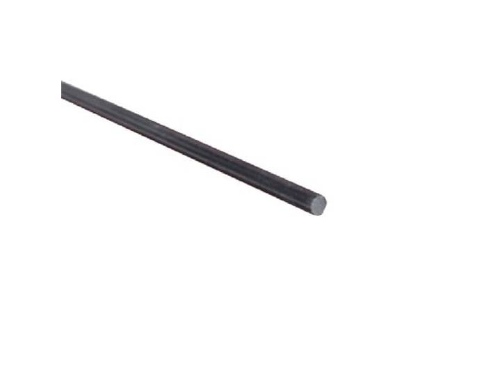 10 Stück 1000 mm hochfeste farbige Glasfaserstäbe for Kunsthandwerk und Spielzeug(Black,6x1000mm)