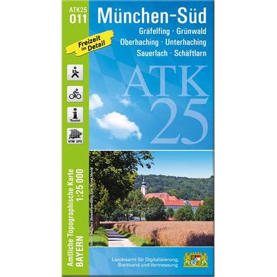 ATK25-O11 München-Süd (Amtliche Topographische Karte 1:25000), Sonstige von , Landesamt für Digitalisierung, Breitband und Vermessung, Bayern,
