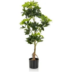 Bümö, Kunstpflanzen, Kunstpflanze Strahlenaralie (Schefflera) (100 cm)