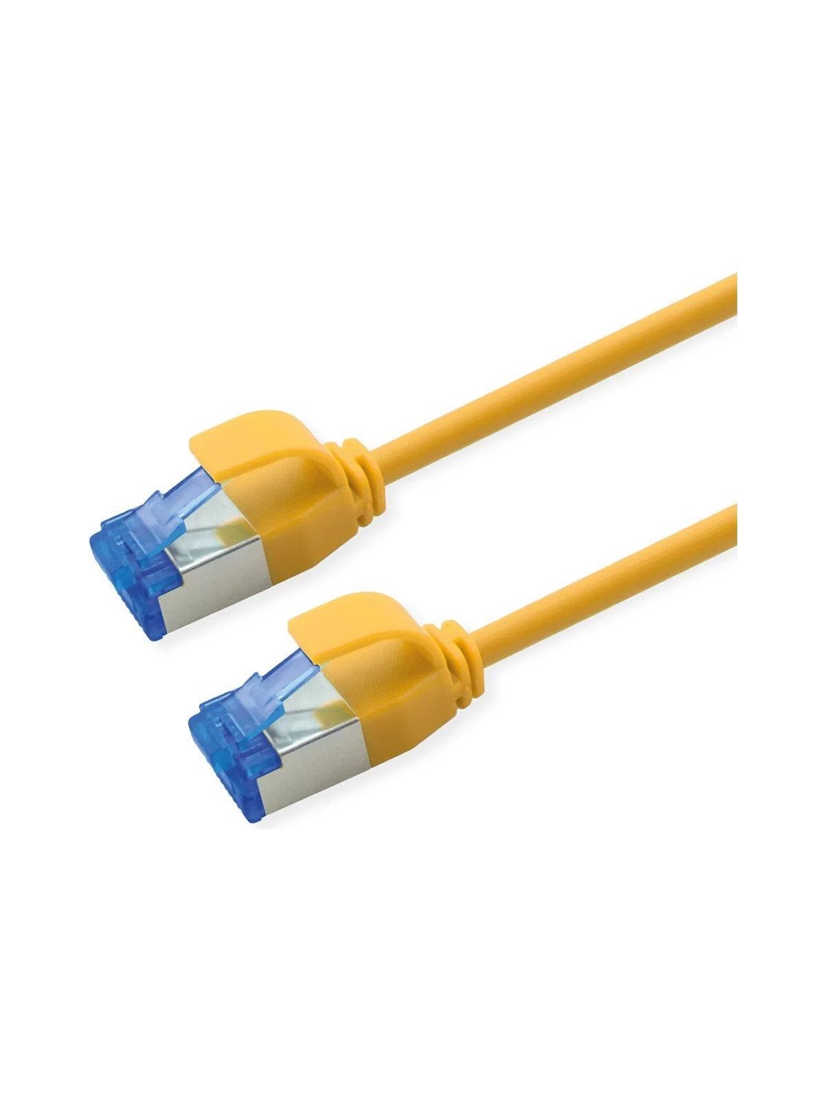 Roline patch cable - 10 m - yellow pantone 135C - Gelb
