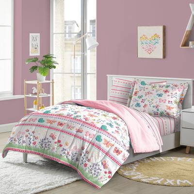 Dream Factory Butterfly Garden Bed-In-A-Bag Comforter Set