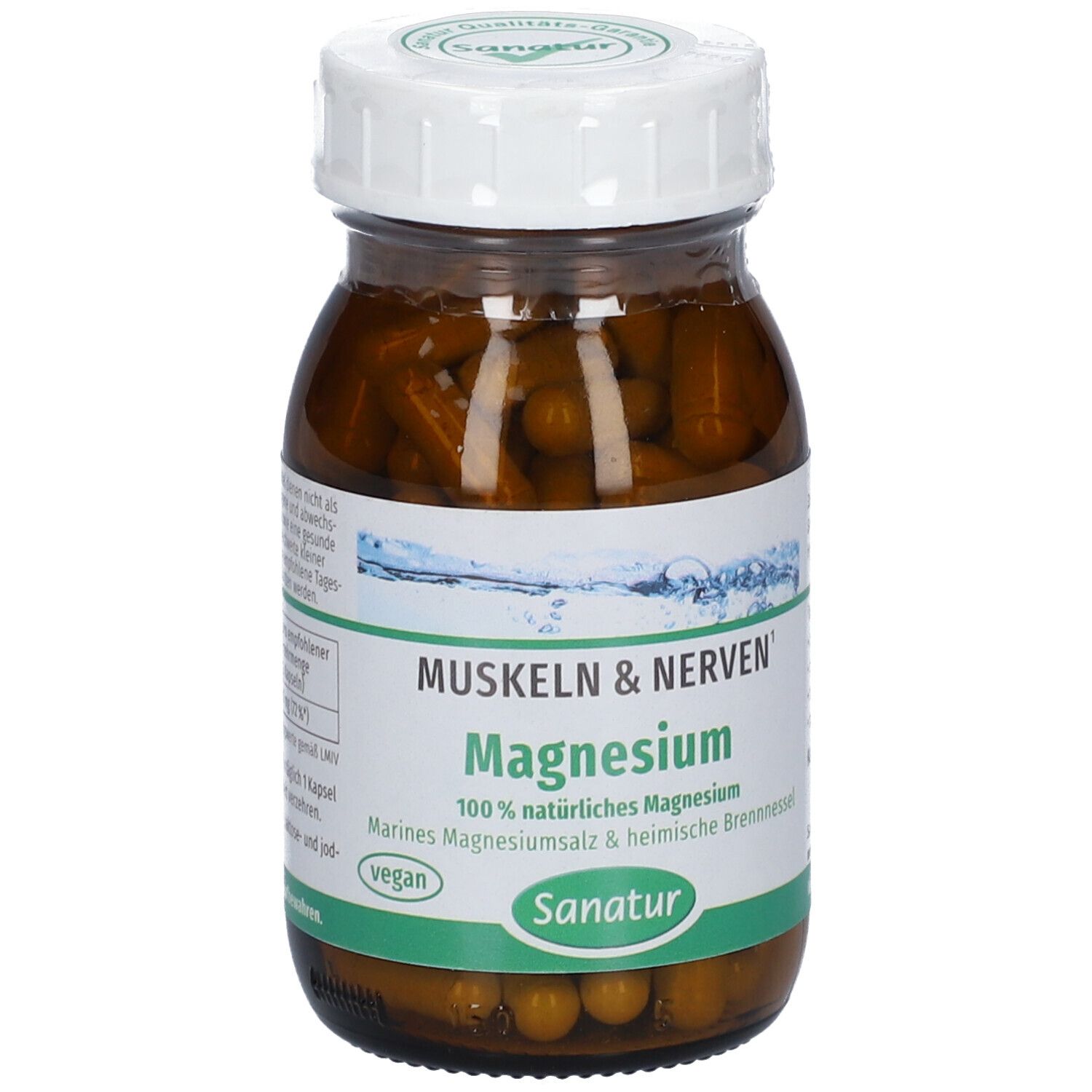Magnesium 100% natürlich Kapseln 100 St